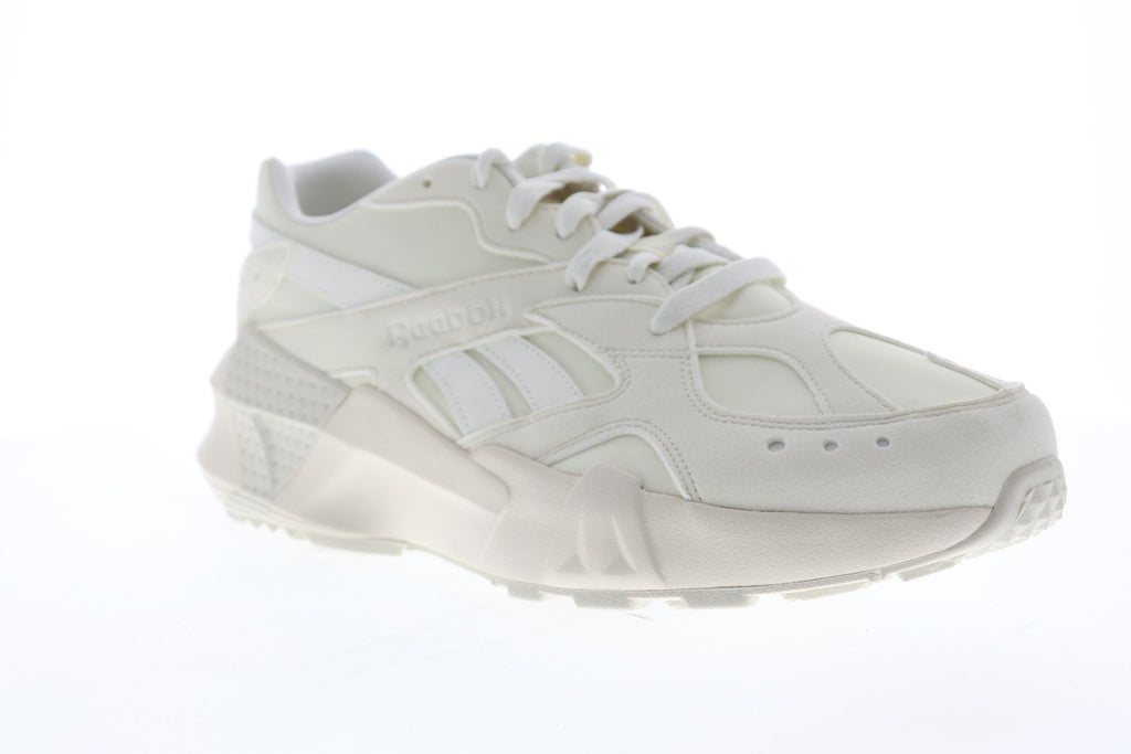 Reebok Aztrek Double 93 DV6260 Mens White Suede Casual Lifestyle