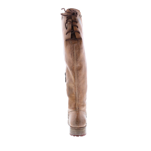 BedStu Manchester III F311029 Womens Brown Leather Lace Up Knee High Boots