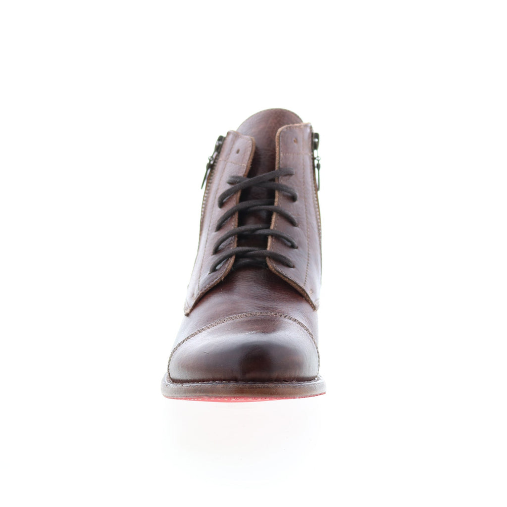 Bed Stu Bonnie F321012 Womens Brown Leather Lace Up Casual Dress Boots ...