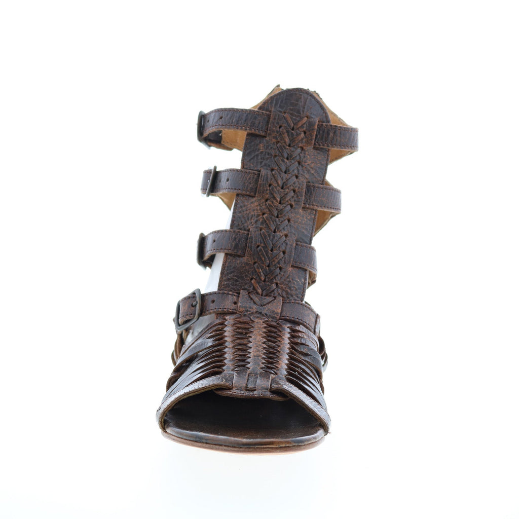 Bed Stu Aurelia F373010 Womens Brown Leather Gladiator Sandals