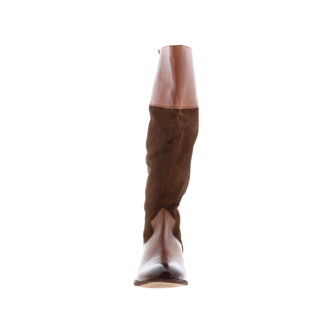 Roan by Bed Stu Natty F858037 Womens Brown Leather Lace Up Knee High B ...