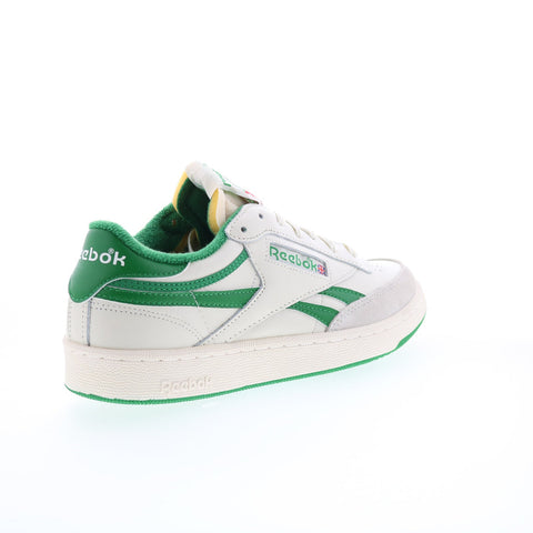 Reebok Club C Revenge FW4862 Mens Beige Leather Lifestyle Sneakers Shoes