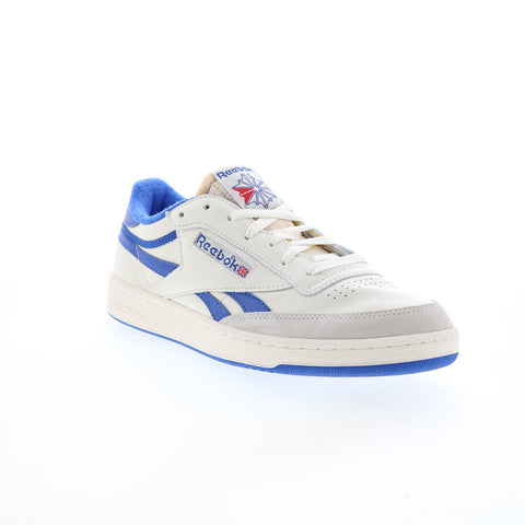 Reebok Club C Revenge FW4863 Mens Beige Leather Lifestyle Sneakers Shoes