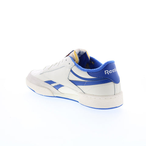 Reebok Club C Revenge FW4863 Mens Beige Leather Lifestyle Sneakers Shoes