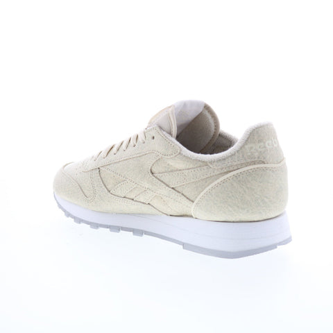 Reebok Eames Classic FZ5861 Mens Beige Leather Lifestyle Sneakers Shoes