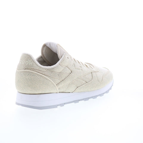 Reebok Eames Classic FZ5861 Mens Beige Leather Lifestyle Sneakers Shoes