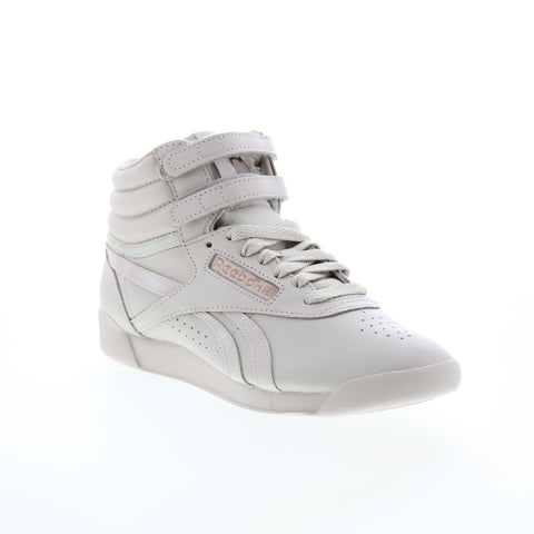 Reebok Cardi B Freestyle HI GV6614 Womens Gray Lifestyle Sneakers Shoes