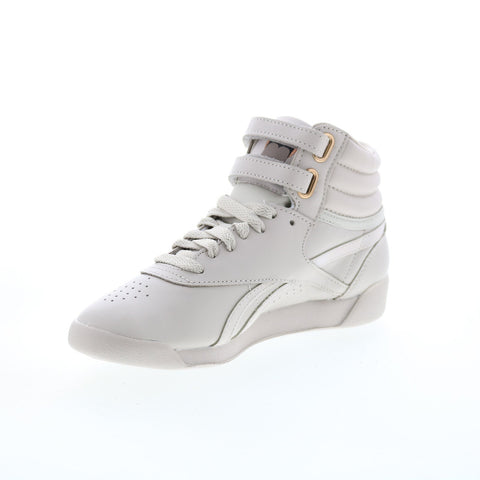 Reebok Cardi B Freestyle HI GV6614 Womens Gray Lifestyle Sneakers Shoes