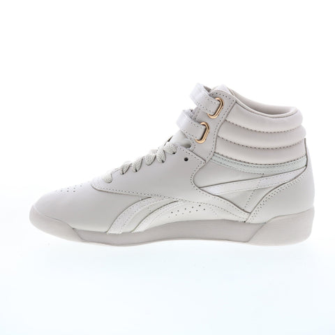 Reebok Cardi B Freestyle HI GV6614 Womens Gray Lifestyle Sneakers Shoes