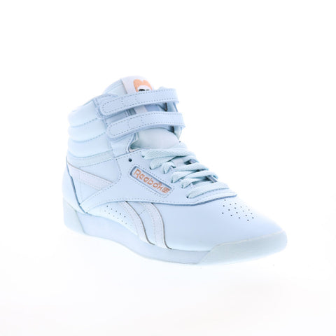 Reebok Cardi B Freestyle HI GV6615 Womens Blue Lifestyle Sneakers Shoes