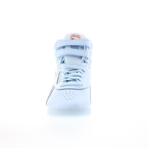 Reebok Cardi B Freestyle HI GV6615 Womens Blue Lifestyle Sneakers Shoes