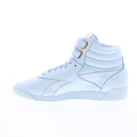 Reebok Cardi B Freestyle HI GV6615 Womens Blue Lifestyle Sneakers Shoes