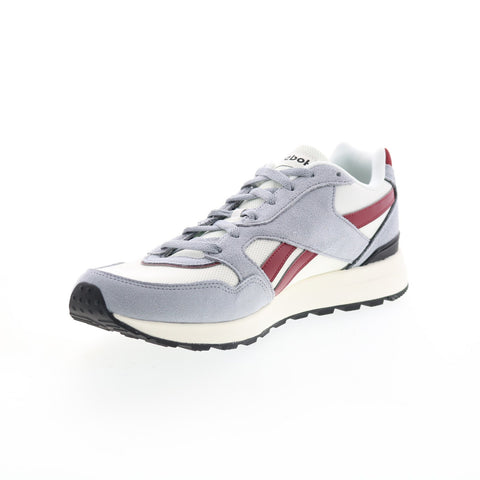 Reebok GL 1000 GW0908 Mens Beige Suede Lace Up Lifestyle Sneakers Shoes