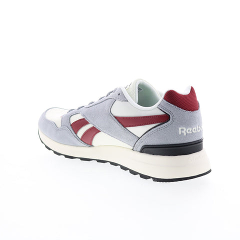 Reebok GL 1000 GW0908 Mens Beige Suede Lace Up Lifestyle Sneakers Shoes