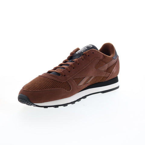 Reebok Classic Leather GW3792 Mens Brown Suede Lifestyle Sneakers Shoes