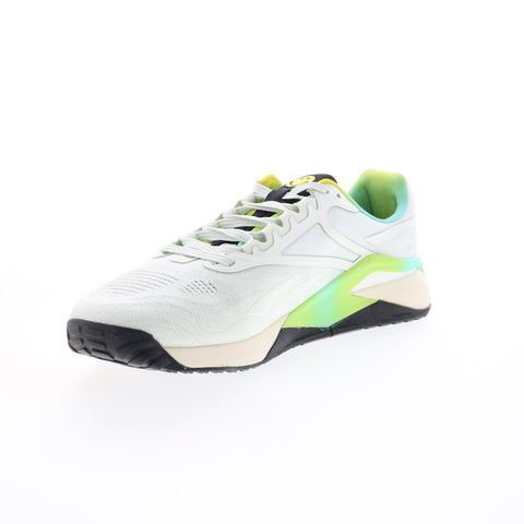 Reebok Nano X2 Smiley GW4780 Mens White Canvas Athletic Cross Training Shoes