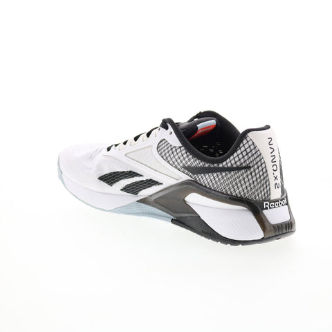 Reebok Nano X2 GW5151 Womens White Canvas Athletic Cross Training Shoes