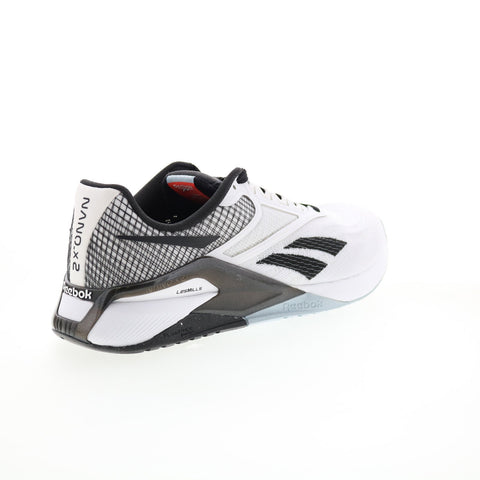 Reebok Nano X2 GW5151 Womens White Canvas Athletic Cross Training Shoes