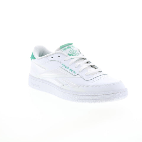 Reebok Club C 85 GW7615 Mens White Leather Lace Up Lifestyle Sneakers Shoes
