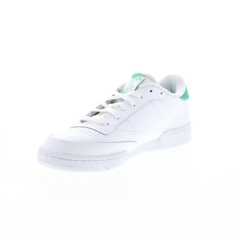 Reebok Club C 85 GW7615 Mens White Leather Lace Up Lifestyle Sneakers Shoes