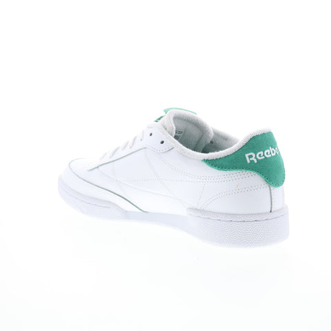 Reebok Club C 85 GW7615 Mens White Leather Lace Up Lifestyle Sneakers Shoes