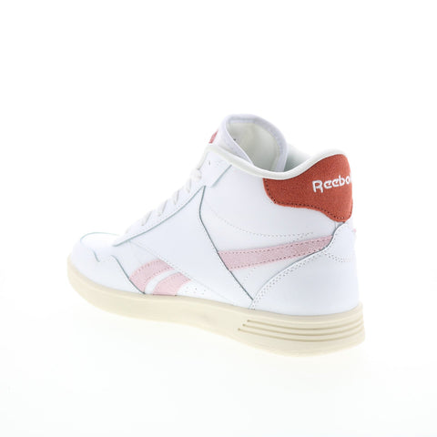 Reebok Club High GX1990 Womens White Leather Lifestyle Sneakers Shoes