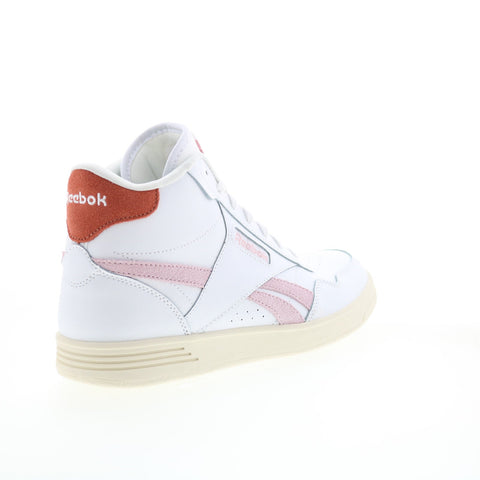 Reebok Club High GX1990 Womens White Leather Lifestyle Sneakers Shoes
