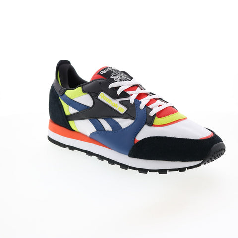 Reebok Classic Leather GX2846 Mens White Leather Lifestyle Sneakers Shoes