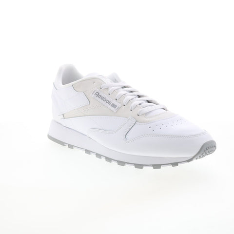 Reebok Classic Leather GX6196 Mens White Leather Lifestyle Sneakers Shoes