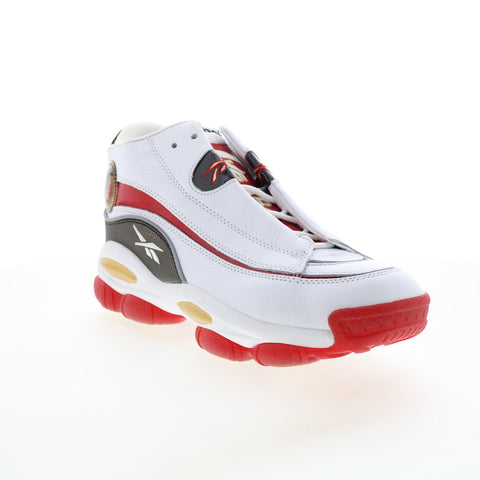 Reebok The Answer DMX GX6330 Mens White Leather Athletic Basketball Shoes