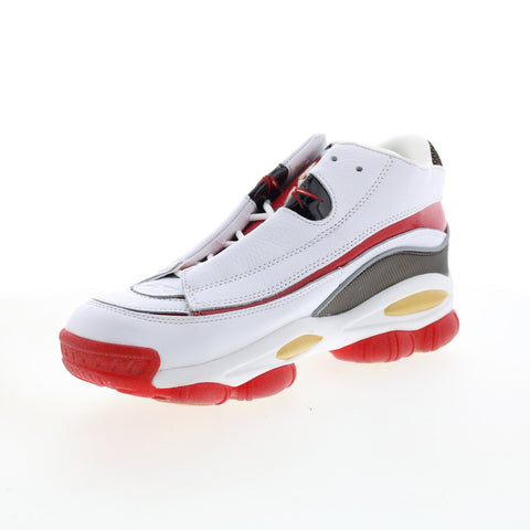 Reebok The Answer DMX GX6330 Mens White Leather Athletic Basketball Shoes