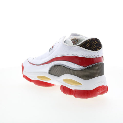 Reebok The Answer DMX GX6330 Mens White Leather Athletic Basketball Shoes