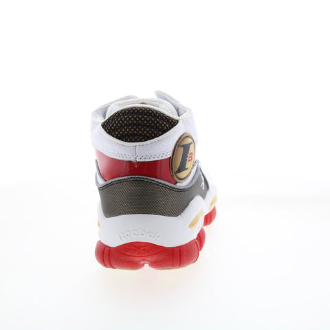 Reebok The Answer DMX GX6330 Mens White Leather Athletic Basketball Shoes