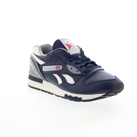 Reebok LX8500 GX7858 Mens Blue Leather Lace Up Lifestyle Sneakers Shoes