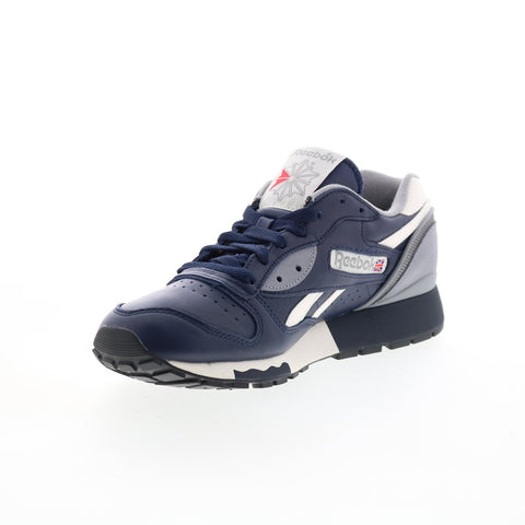 Reebok LX8500 GX7858 Mens Blue Leather Lace Up Lifestyle Sneakers Shoes