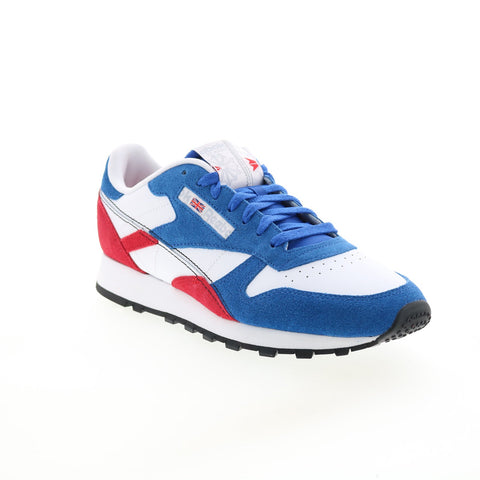 Reebok Classic Leather GY1522 Mens Blue Suede Lifestyle Sneakers Shoes