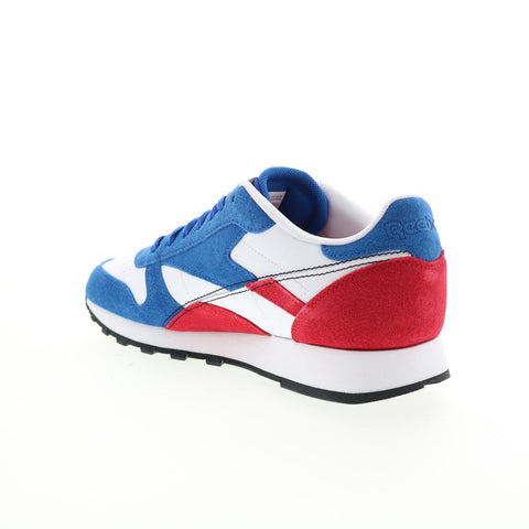 Reebok Classic Leather GY1522 Mens Blue Suede Lifestyle Sneakers Shoes