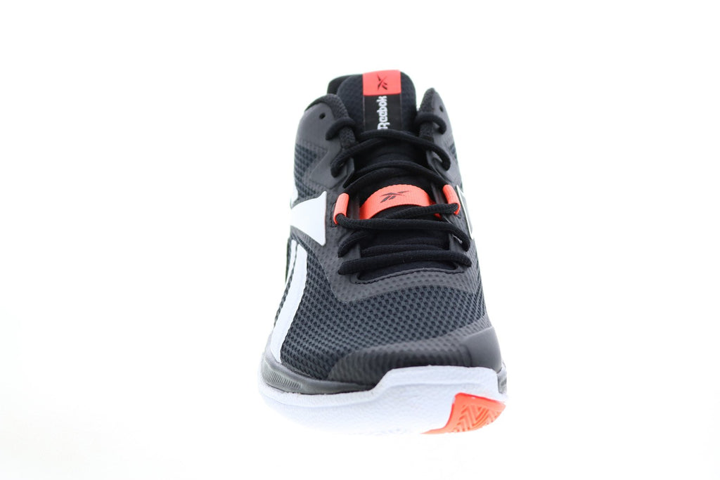 Reebok More Buckets Mens Black Synthetic Lace Up Athletic