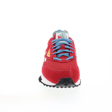 Reebok LX2200 GY9763 Mens Red Suede Lace Up Lifestyle Sneakers Shoes