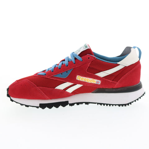 Reebok LX2200 GY9763 Mens Red Suede Lace Up Lifestyle Sneakers Shoes