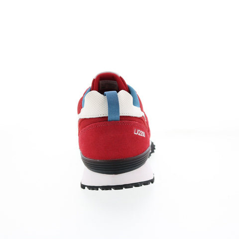 Reebok LX2200 GY9763 Mens Red Suede Lace Up Lifestyle Sneakers Shoes