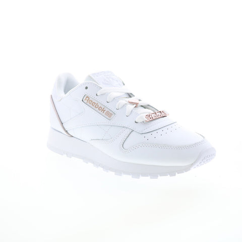 Reebok Classic Leather GZ1660 Womens White Leather Lifestyle Sneakers Shoes
