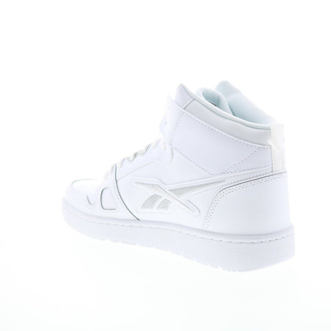 Reebok Resonator Mid GZ2712 Mens White Leather Athletic Basketball Shoes