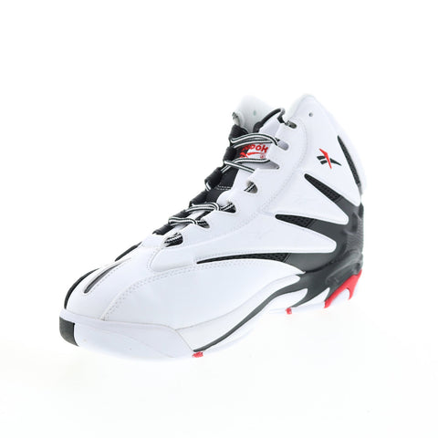 Reebok The Blast GZ9519 Mens Black Leather Athletic Basketball Shoes