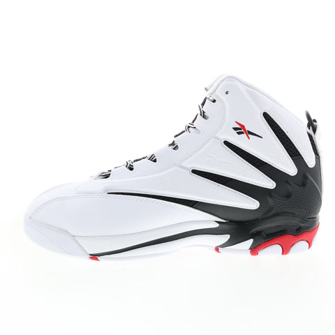 Reebok The Blast GZ9519 Mens Black Leather Athletic Basketball Shoes