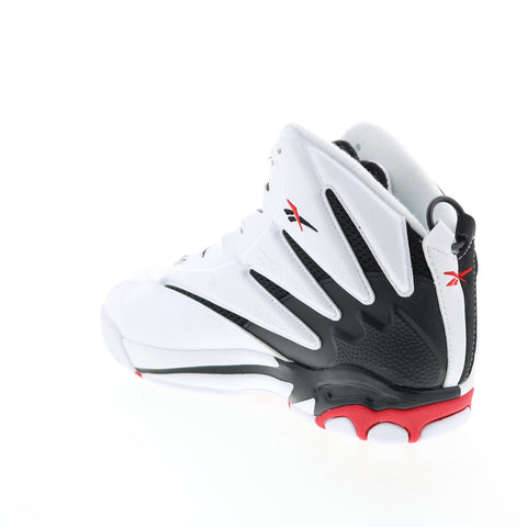 Reebok The Blast GZ9519 Mens Black Leather Athletic Basketball Shoes