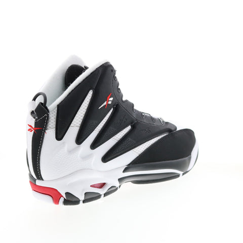 Reebok The Blast GZ9519 Mens Black Leather Athletic Basketball Shoes