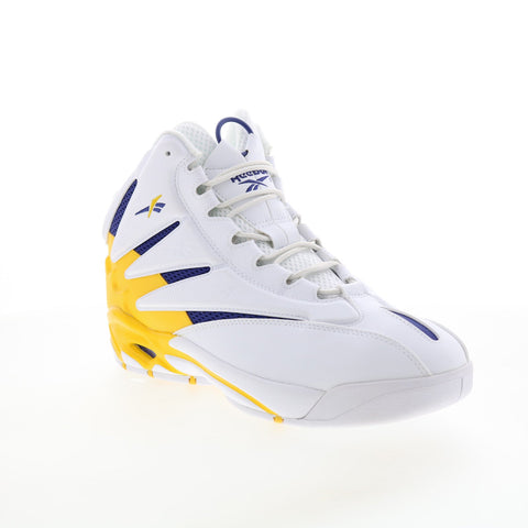Reebok The Blast GZ9520 Mens White Synthetic Athletic Basketball Shoes