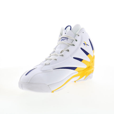 Reebok The Blast GZ9520 Mens White Synthetic Athletic Basketball Shoes