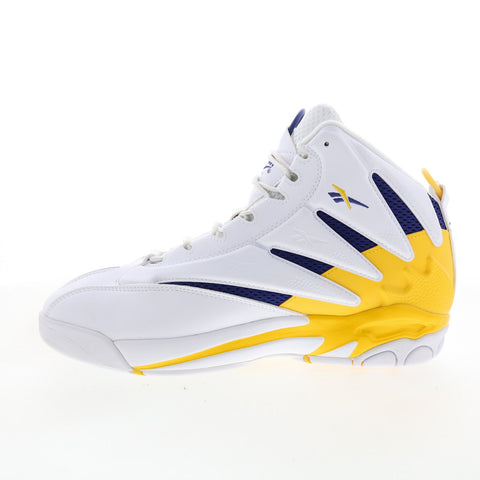 Reebok The Blast GZ9520 Mens White Synthetic Athletic Basketball Shoes